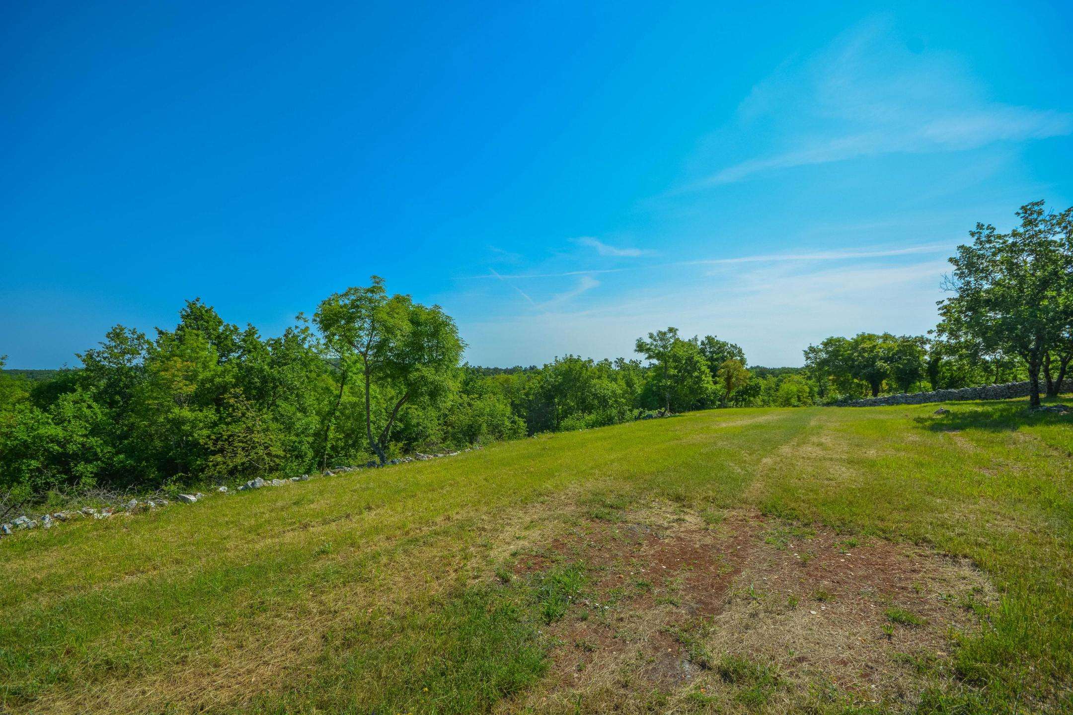 Umgebung von Buje | Baugrundstück mit offenem Meerblick