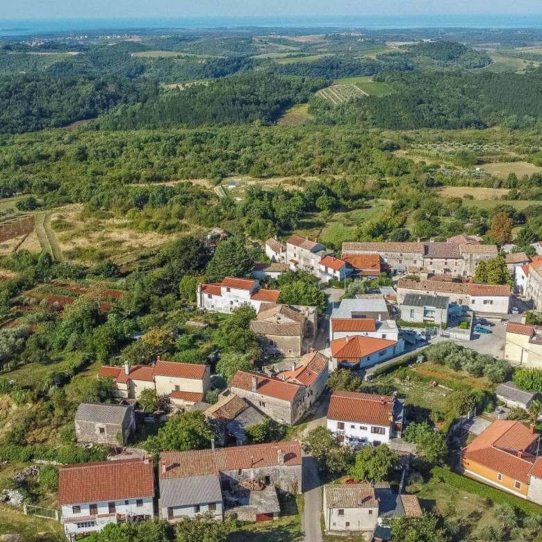 Buje | Anwesen mit einheimischen istrischen Häusern zur Renovierung