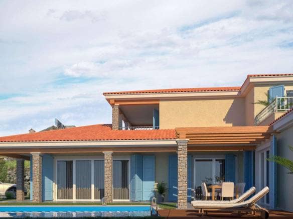 Momjan | Vila novogradnja z bazenom in čudovitim razgledom
