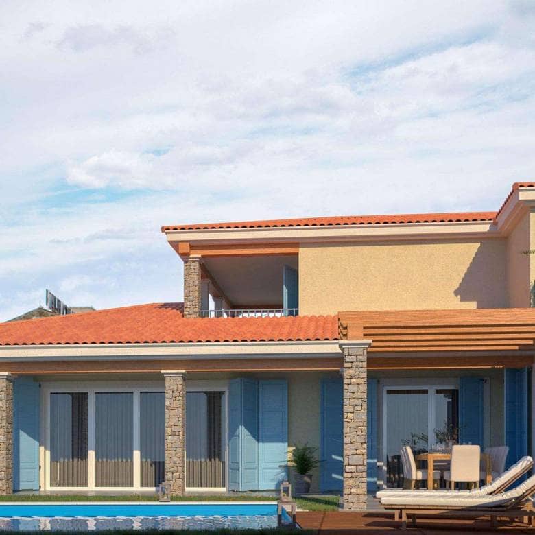Momjan | Vila novogradnja z bazenom in čudovitim razgledom