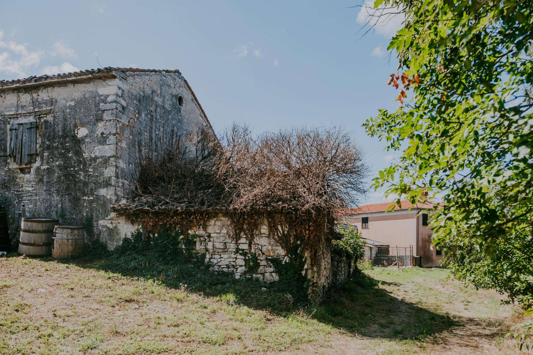Umgebung von Buje | Ruine mit Blick aufs Meer
