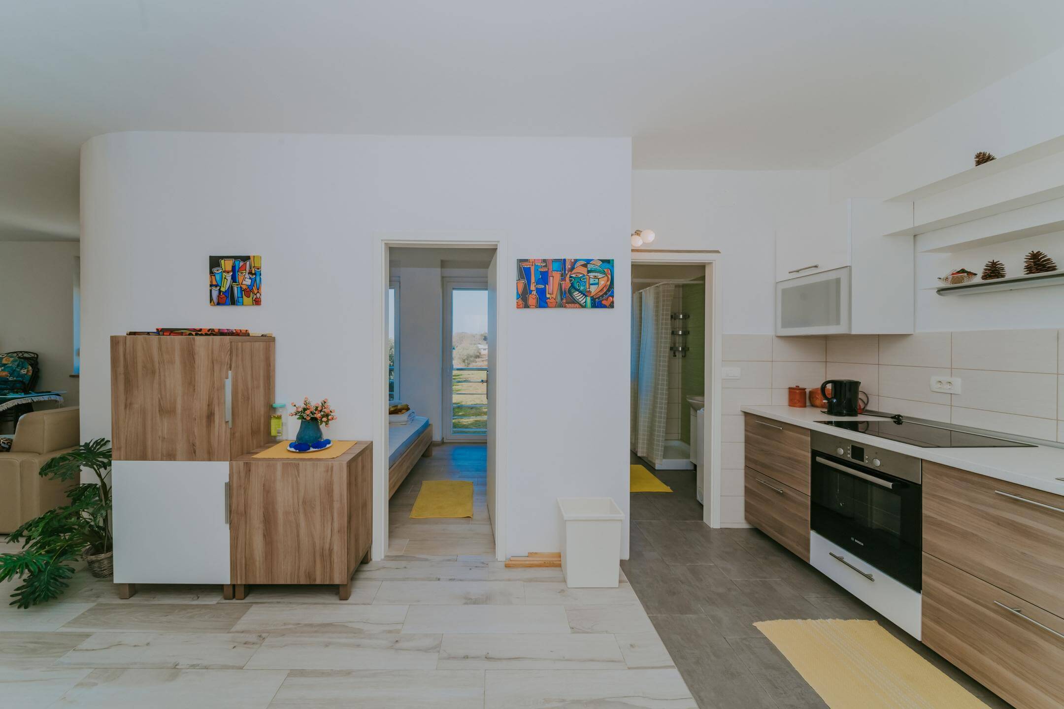 Exklusiver Verkauf | Wohnung in Zambratija im ersten Stock mit Meerblick