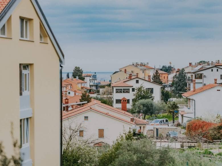 Exklusiv | Apartment in Lucija bei Portorož mit Meerblick