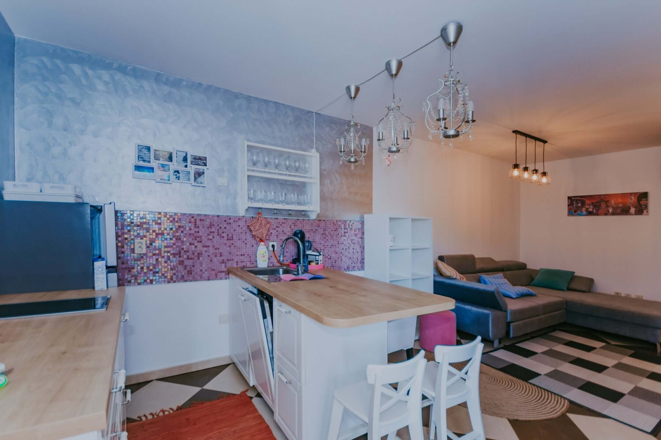 Karigador | Apartment on the ground floor with a garden 200 meters from the sea