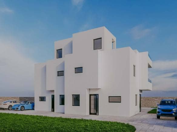 Umag, Finida | Eine Doppelhaushälfte mit Swimmingpool und offenem Meerblick