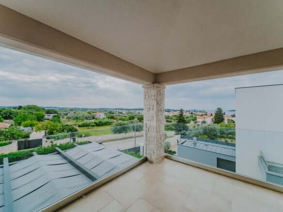 Fažana | Apartmajska hiša z bazenom in pogledom na morje