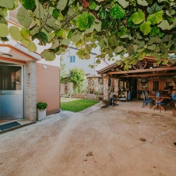 Umag | Petrovija | Prostran stan sa konobom i dvorištem