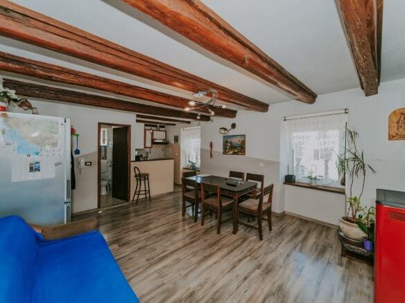 Umago | Petrovia | Spazioso appartamento con taverna e cortile