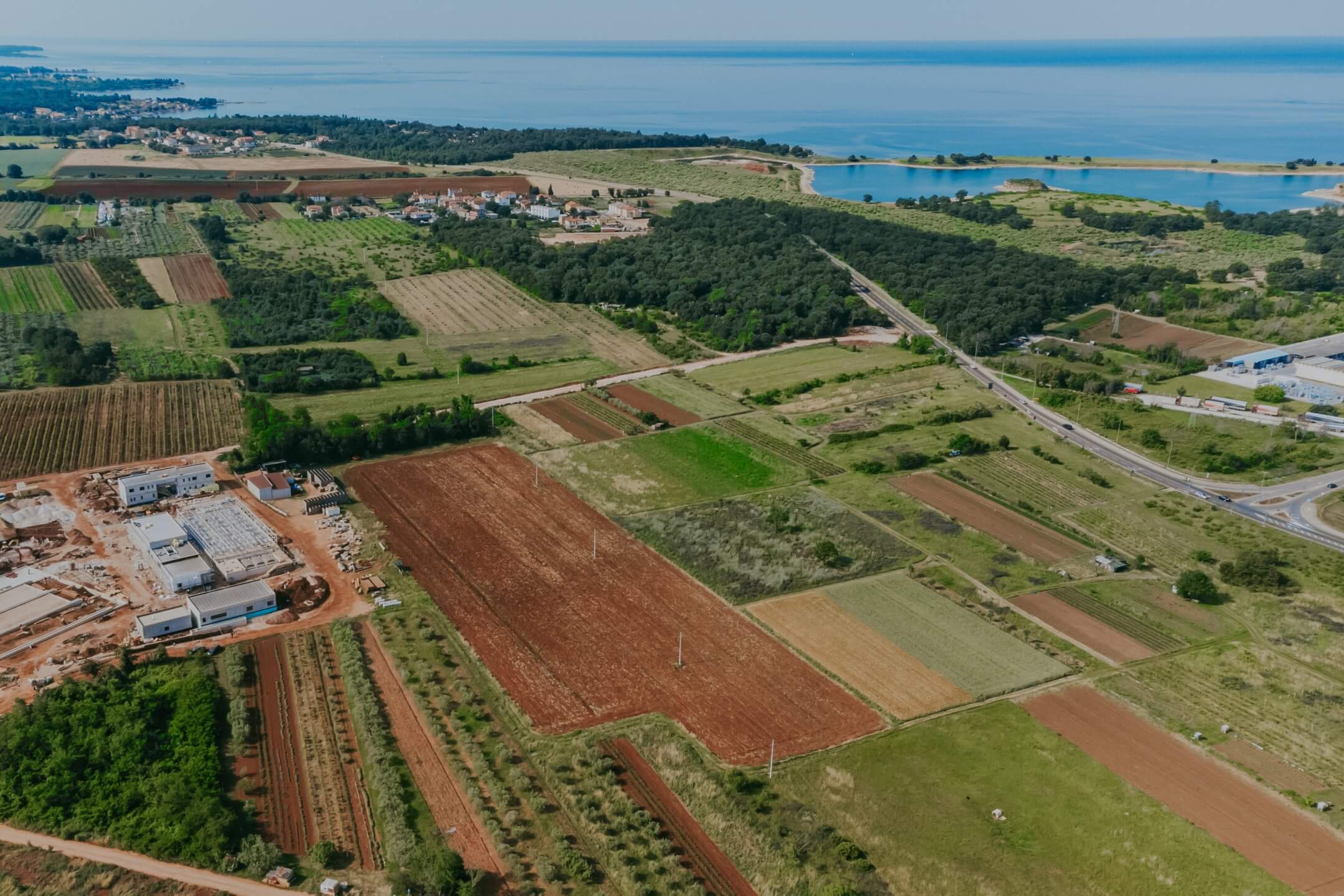terreno agricolo di Umago ai margini della città