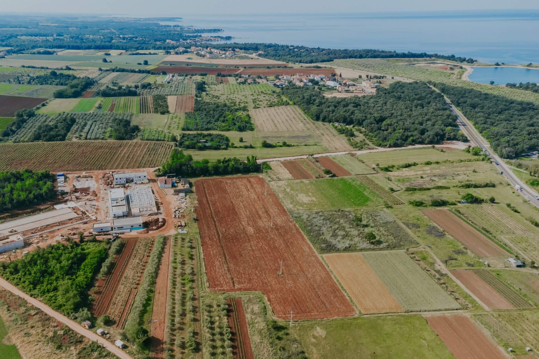 terreno agricolo di Umago ai margini della città