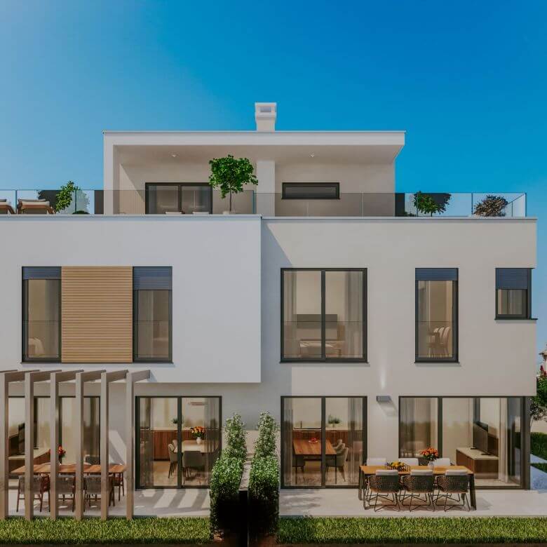 zambratija moderno stanovanje v novogradnji