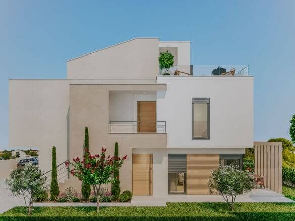 Zambratija moderne Wohnung in einem neuen Gebäude