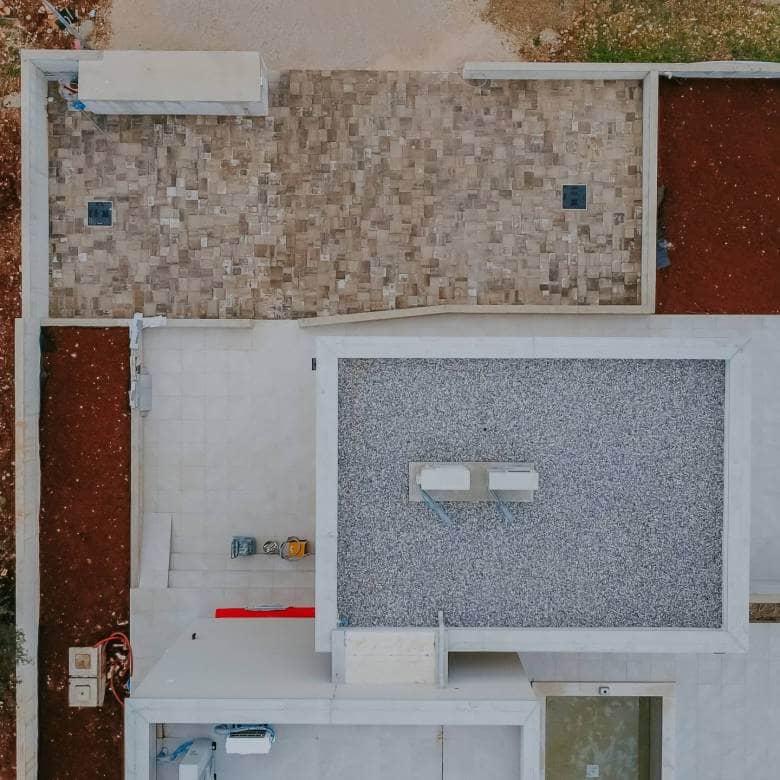 novigrad moderna kuća u novogradnji sa pogledom na more