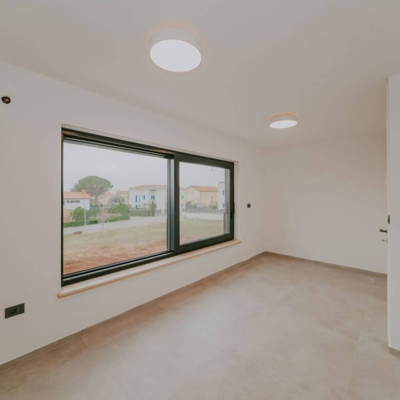 novigrad a modern house in a new building with a sea view