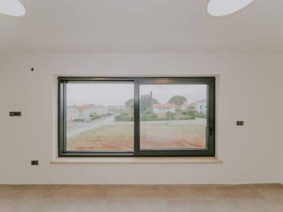 novigrad a modern house in a new building with a sea view