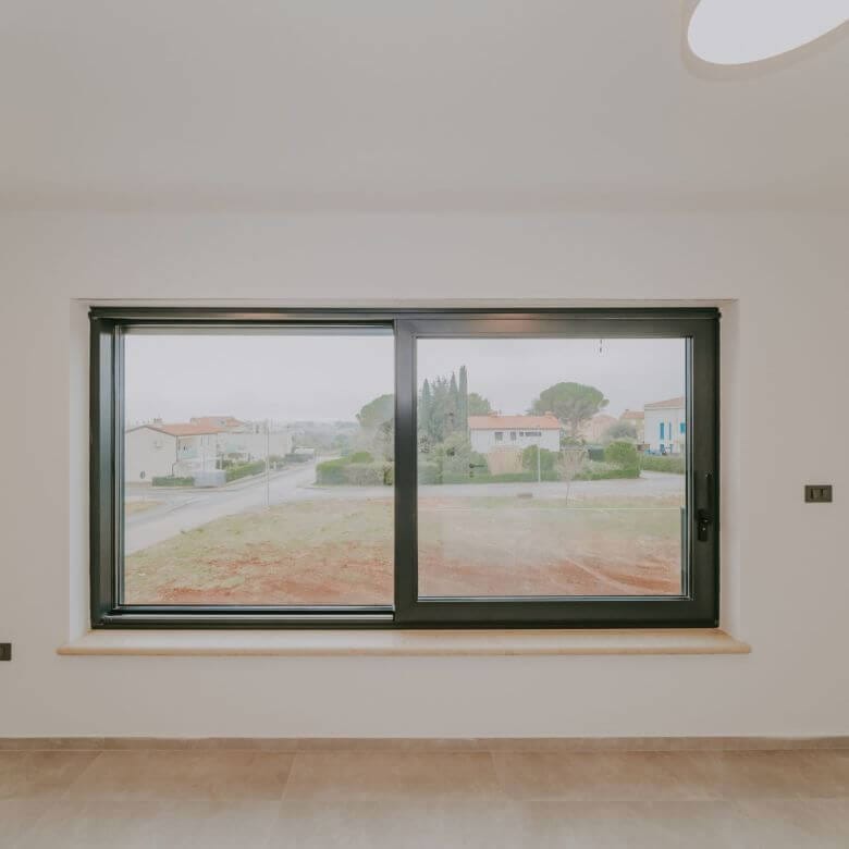 novigrad a modern house in a new building with a sea view
