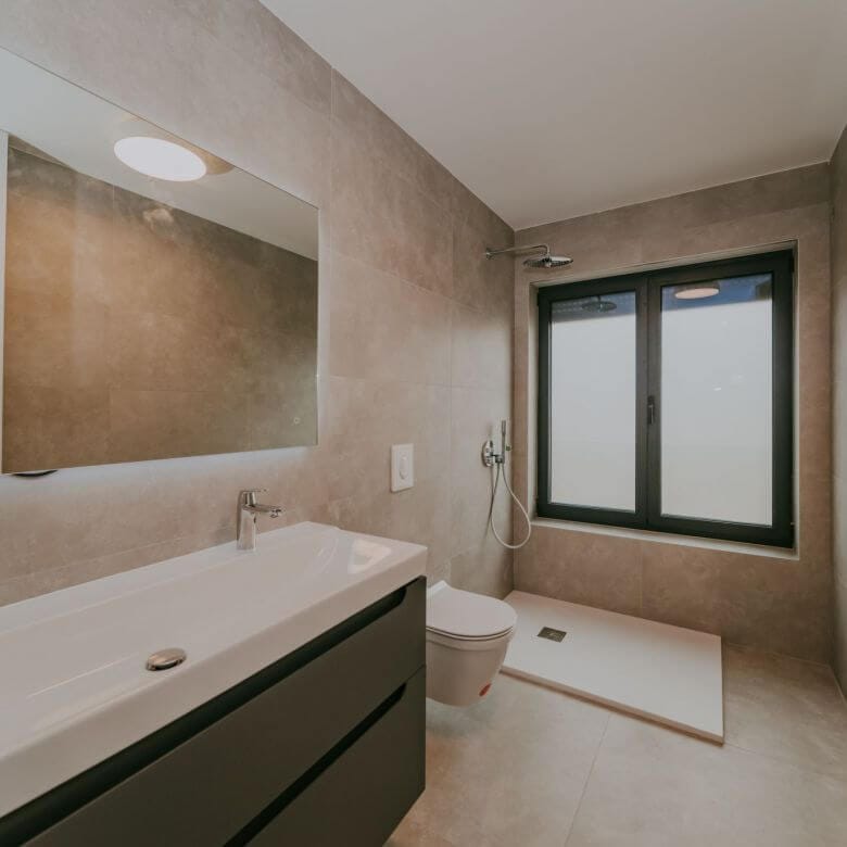 novigrad a modern house in a new building with a sea view