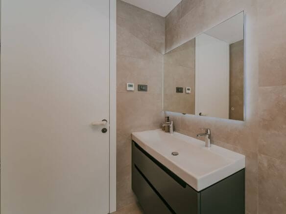 novigrad a modern house in a new building with a sea view