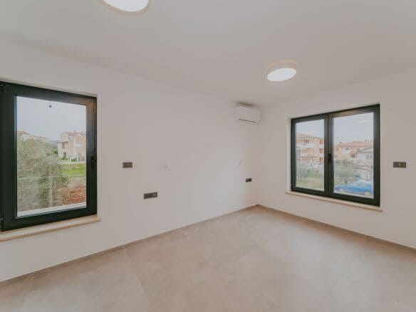 novigrad a modern house in a new building with a sea view