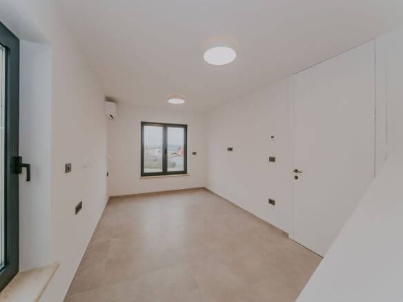 novigrad a modern house in a new building with a sea view