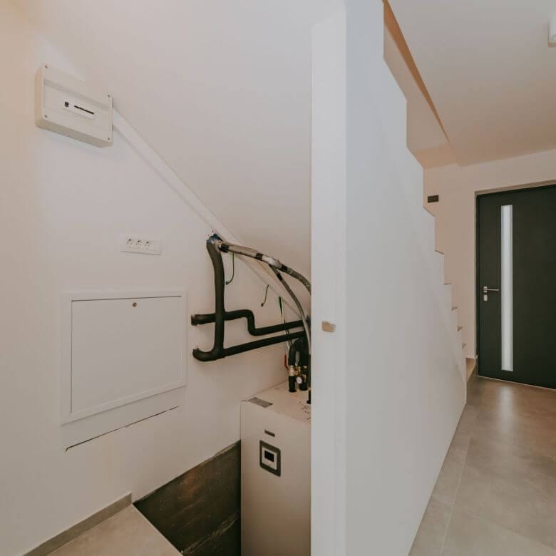 novigrad a modern house in a new building with a sea view