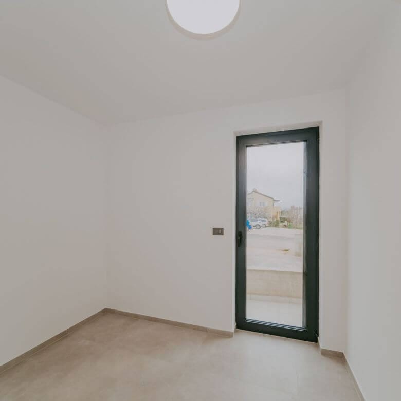 novigrad a modern house in a new building with a sea view