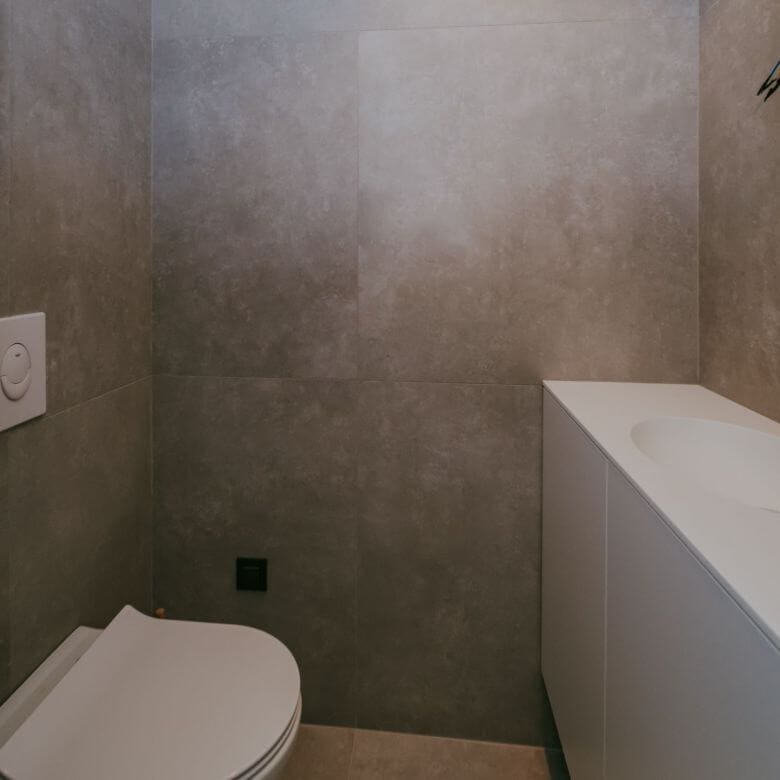 novigrad a modern house in a new building with a sea view