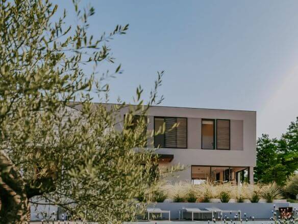 villa di design nei dintorni di orsera con piscina e benessere