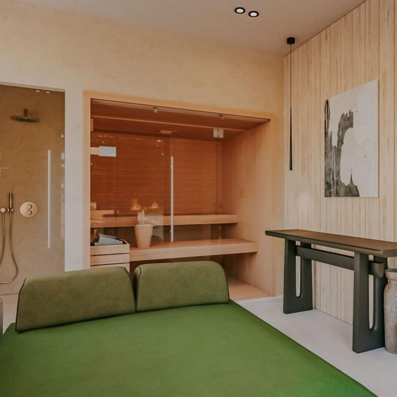 villa di design nei dintorni di orsera con piscina e benessere