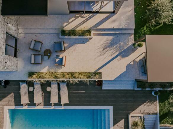 villa di design nei dintorni di orsera con piscina e benessere