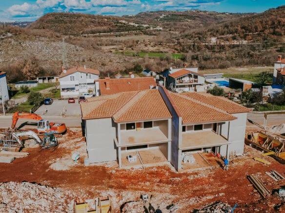 окрестности Кастеля двухквартирный дом с бассейном в новом здании