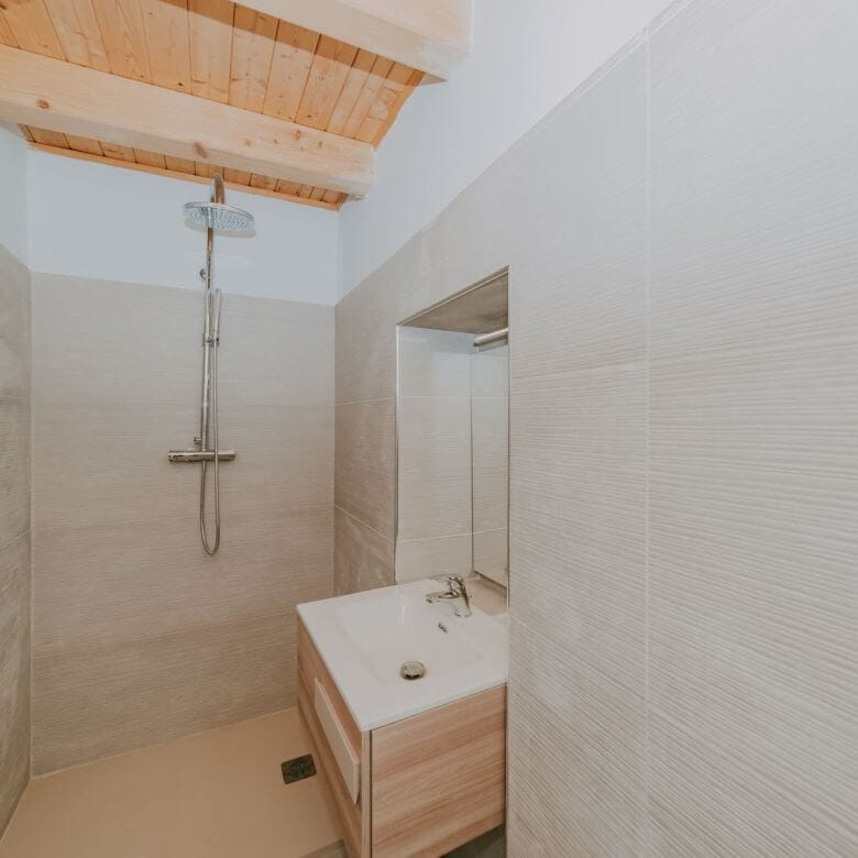 Porec Umgebung renoviertes istrisches Steinhaus mit Pool und Meerblick