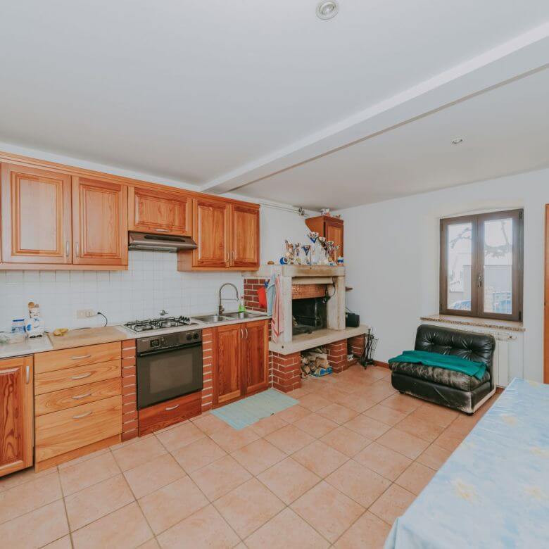 Porec Umgebung renoviertes istrisches Steinhaus mit Pool und Meerblick