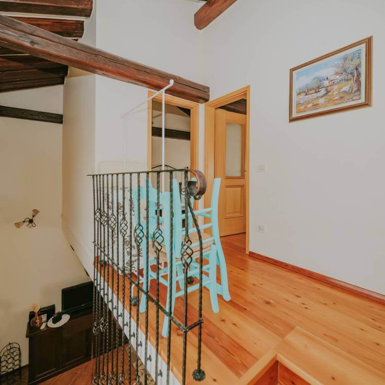 Momjan autochthones istrianisches Haus in einer abgelegenen Gegend mit freiem Blick