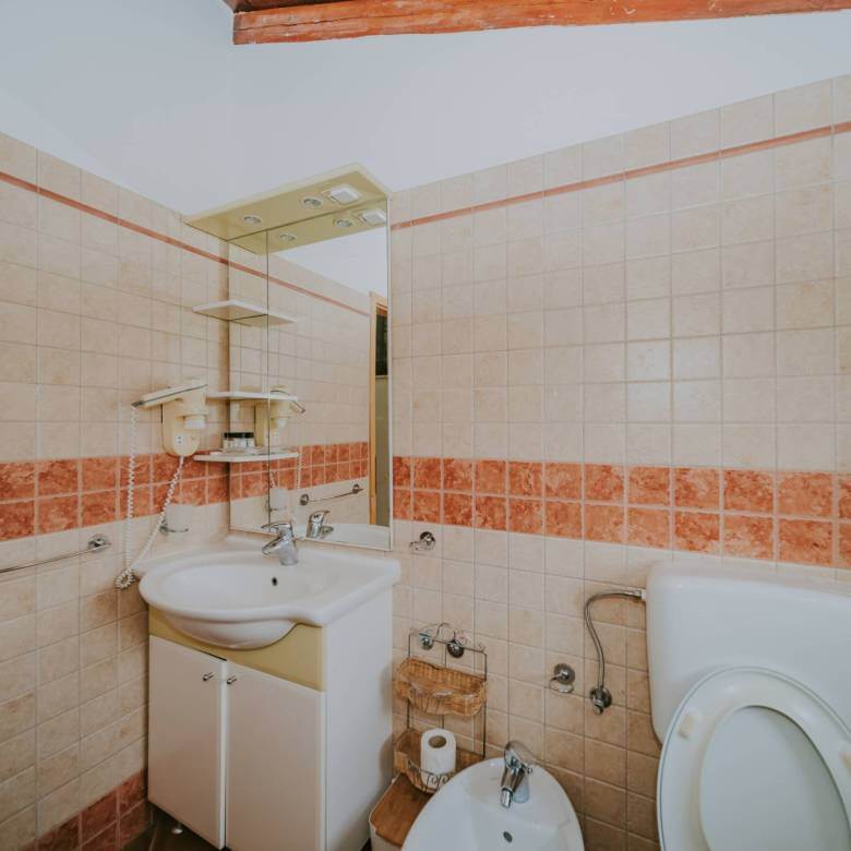 Momjan autochthones istrianisches Haus in einer abgelegenen Gegend mit freiem Blick