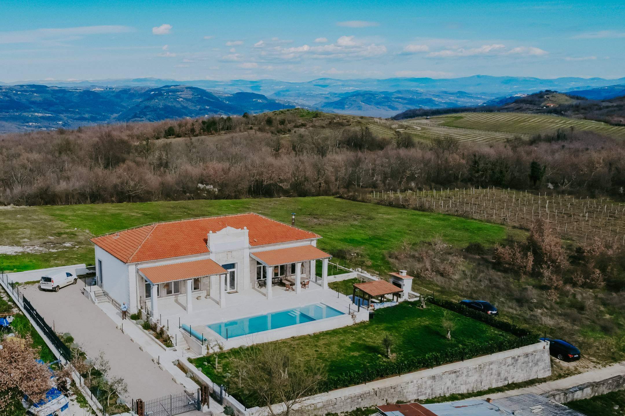 окрестности Пореча отреставрированная историческая отдельная вилла