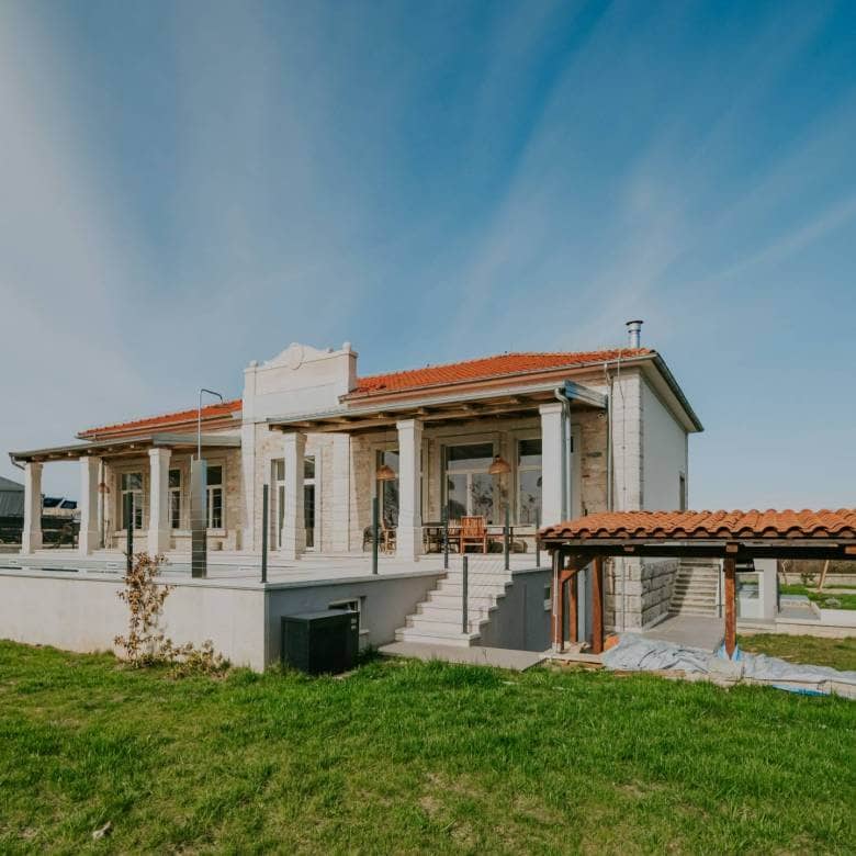 Porec Umgebung restaurierte historische freistehende Villa