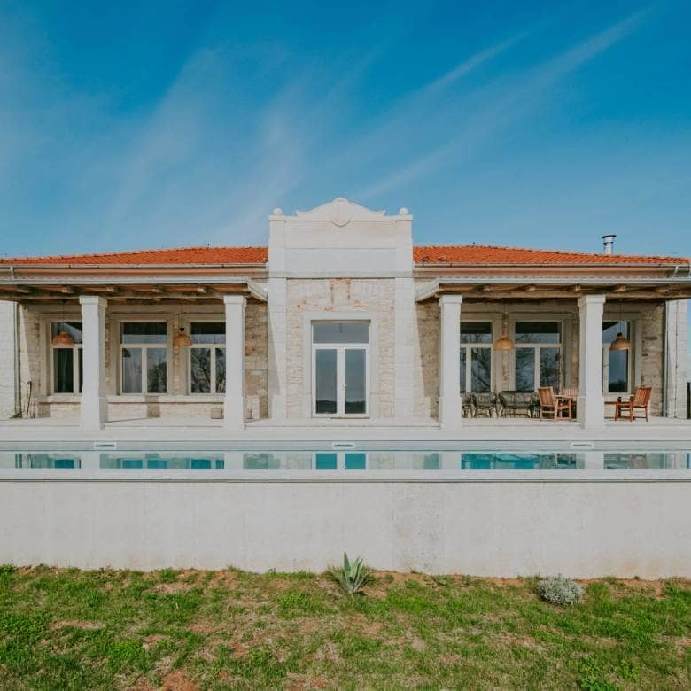 Porec Umgebung restaurierte historische freistehende Villa