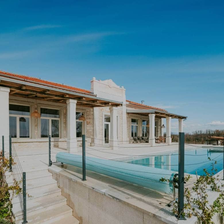 Porec Umgebung restaurierte historische freistehende Villa