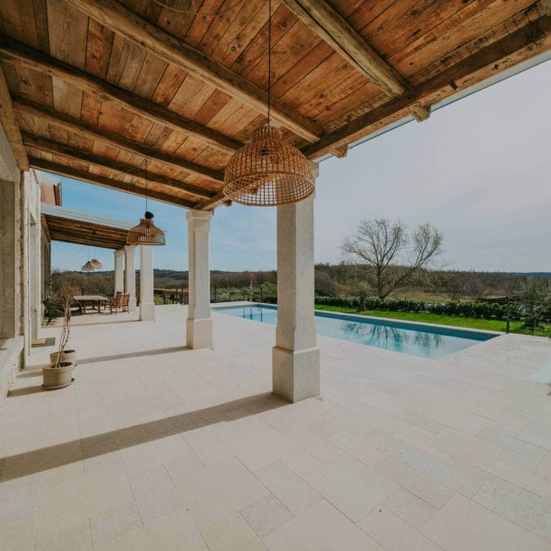 Porec Umgebung restaurierte historische freistehende Villa