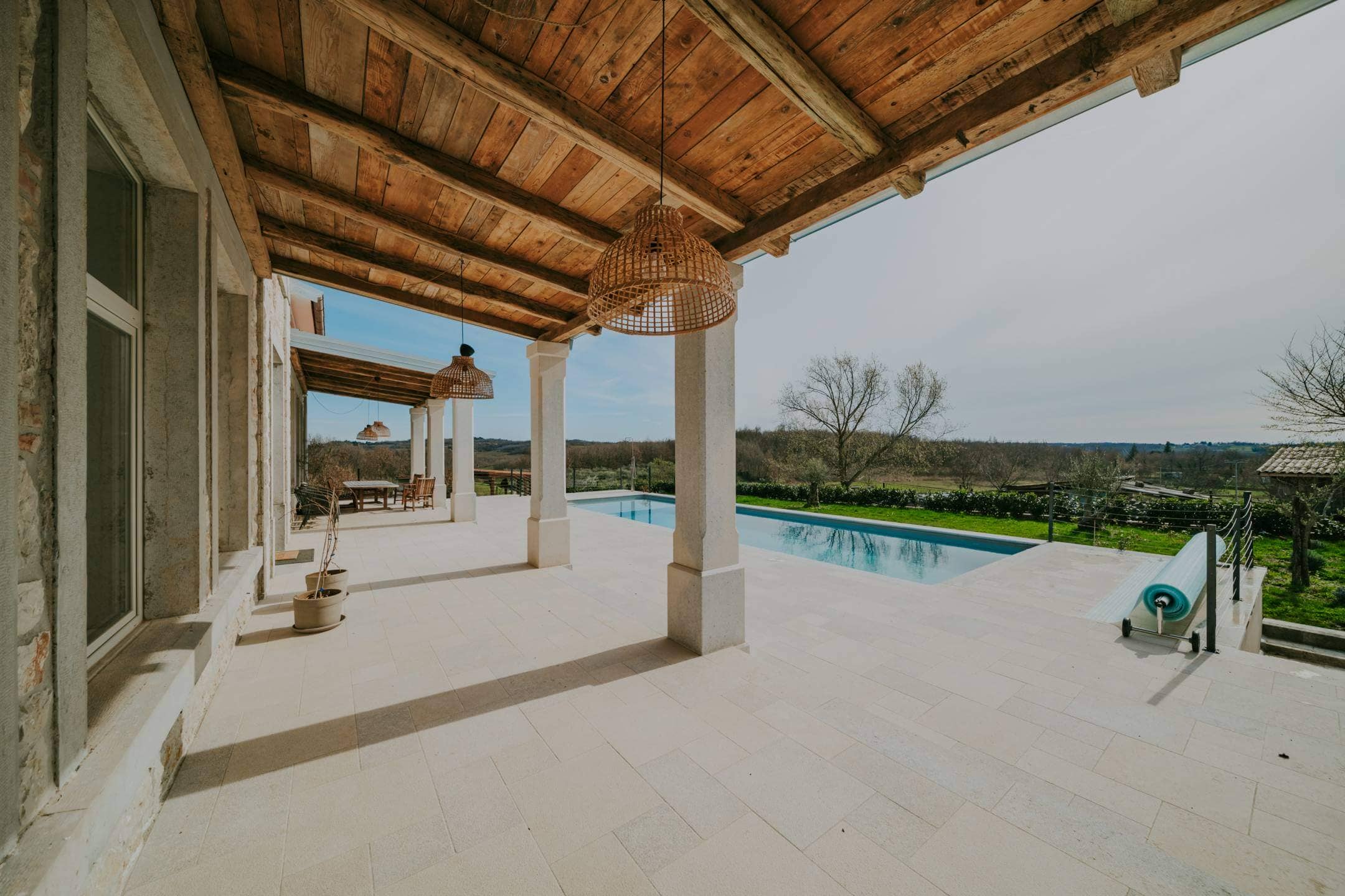 Porec Umgebung restaurierte historische freistehende Villa