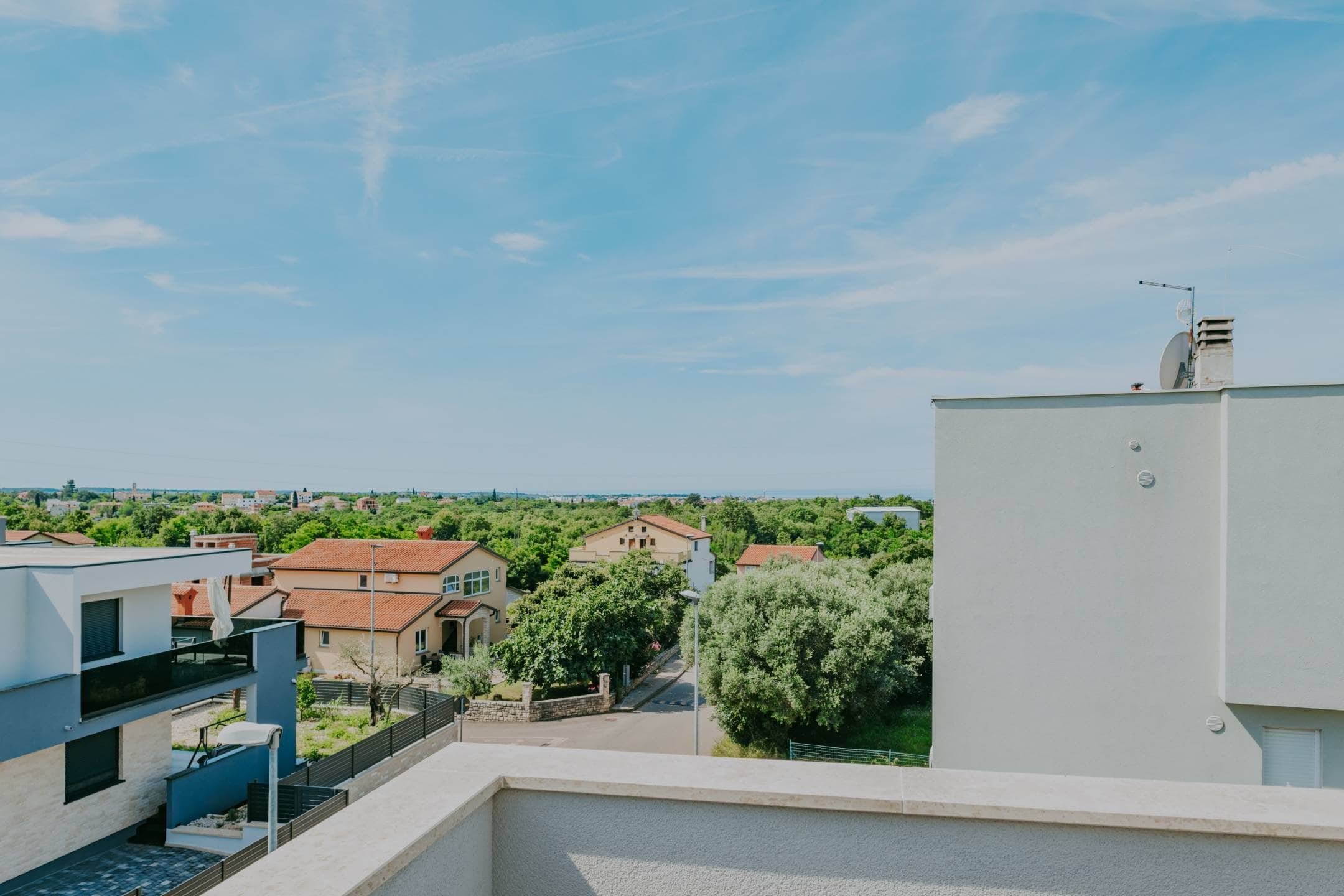 umag Murine Penthouse in einem Neubau mit wunderschönem Meerblick
