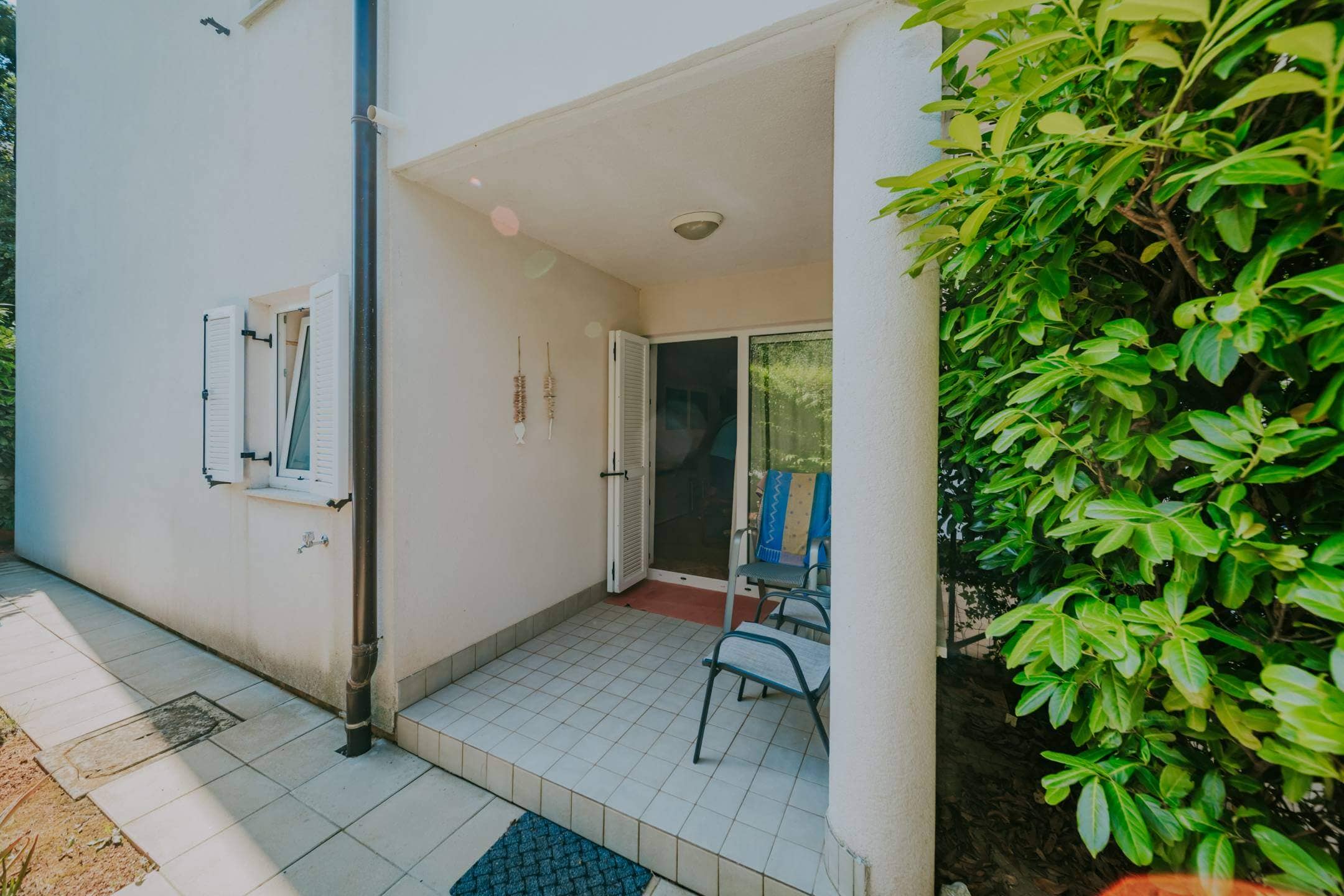 Zambratija Wohnung erste Reihe zum Meer im Erdgeschoss mit Garten