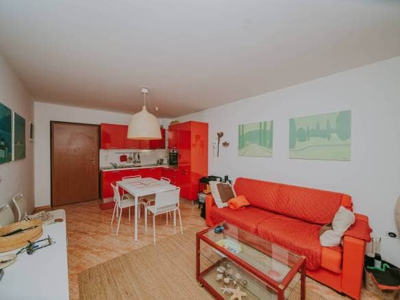 Zambratija Wohnung erste Reihe zum Meer im Erdgeschoss mit Garten
