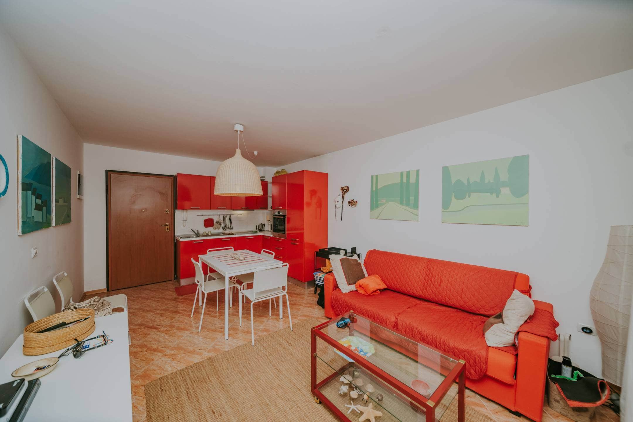 Zambratija Wohnung erste Reihe zum Meer im Erdgeschoss mit Garten
