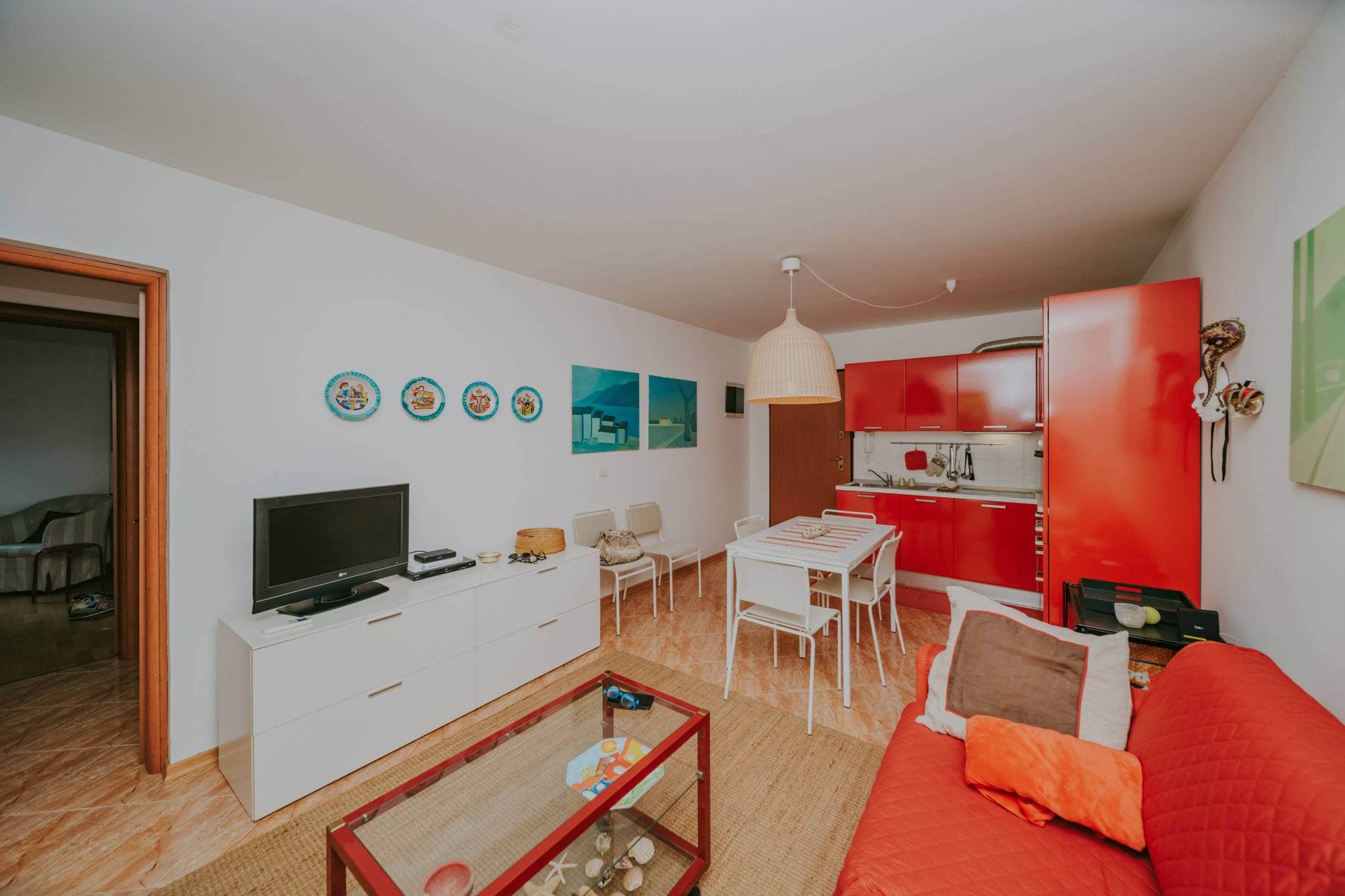 Zambratija Wohnung erste Reihe zum Meer im Erdgeschoss mit Garten