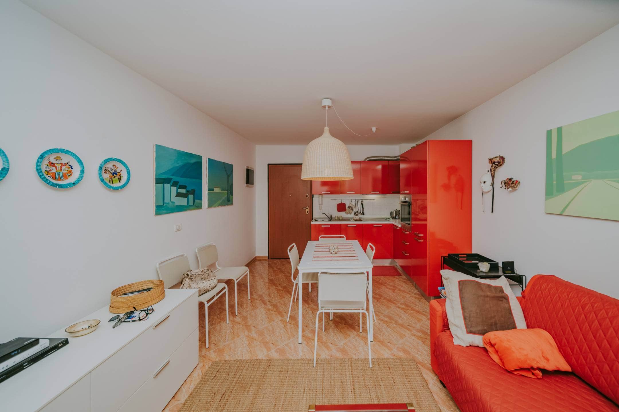 Zambratija Wohnung erste Reihe zum Meer im Erdgeschoss mit Garten