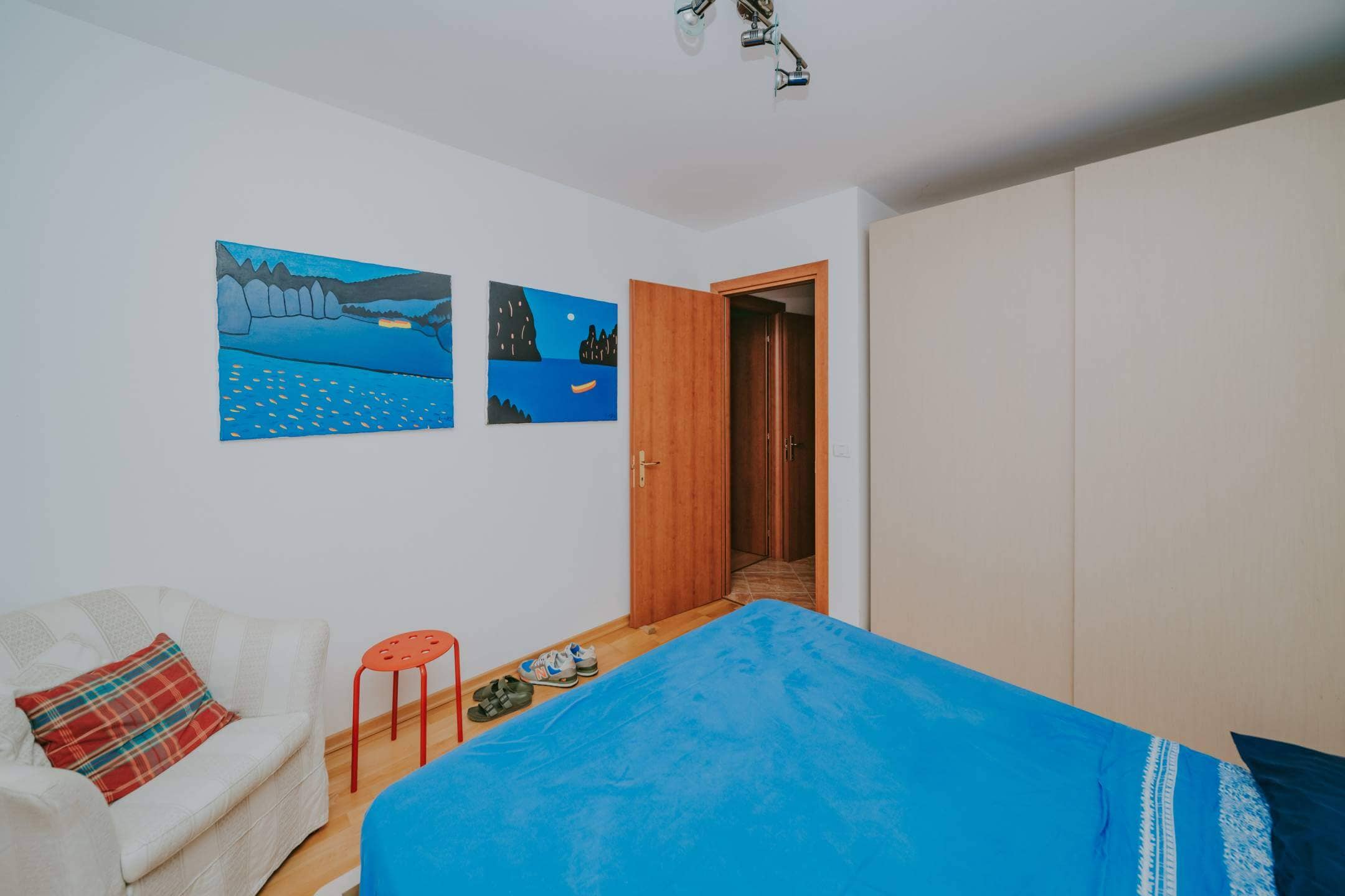 Zambratija Wohnung erste Reihe zum Meer im Erdgeschoss mit Garten
