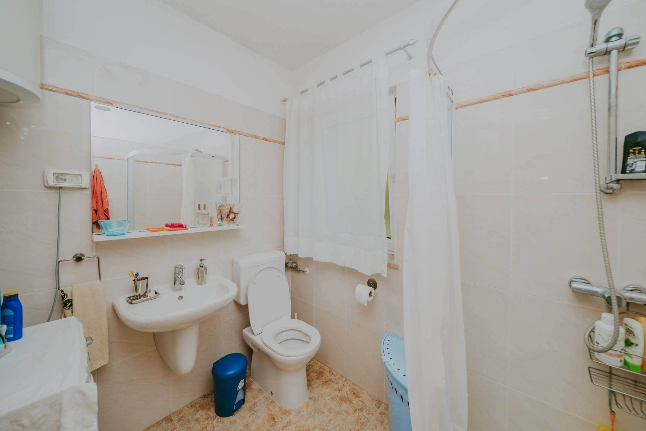 Zambratija Wohnung erste Reihe zum Meer im Erdgeschoss mit Garten