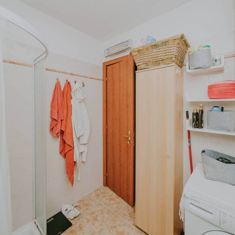 Zambratija Wohnung erste Reihe zum Meer im Erdgeschoss mit Garten